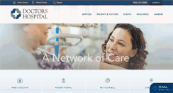 Desktop Screenshot of doctorshosplaredo.com