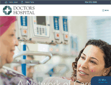 Tablet Screenshot of doctorshosplaredo.com